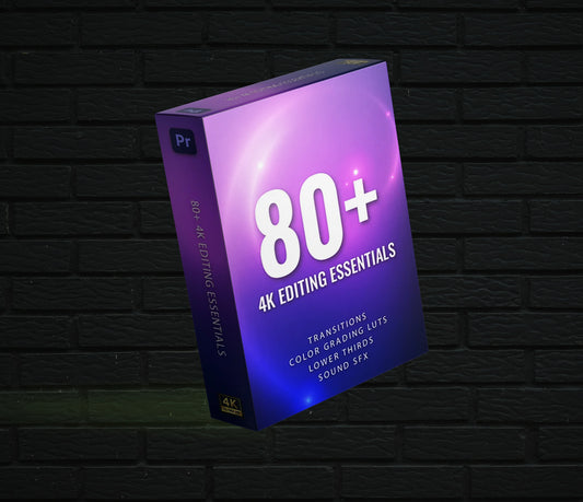 Ultimate Premiere Pro 4K Editing Bundle 80+ Essential Tools and Assets