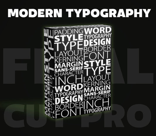 Final Cut Pro Modern Typography