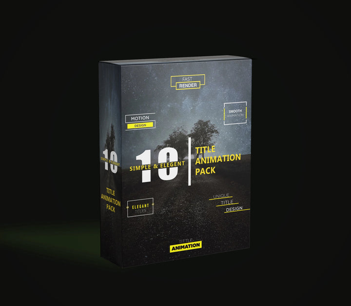 10 Title Animations for Premiere Pro