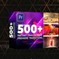 500 + Instant Drag & Drop Premiere Transitions