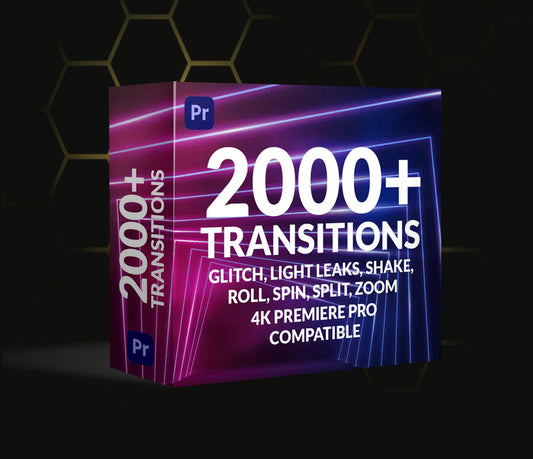 Creativity 2000+ Drag and Drop Premiere Pro Transitions