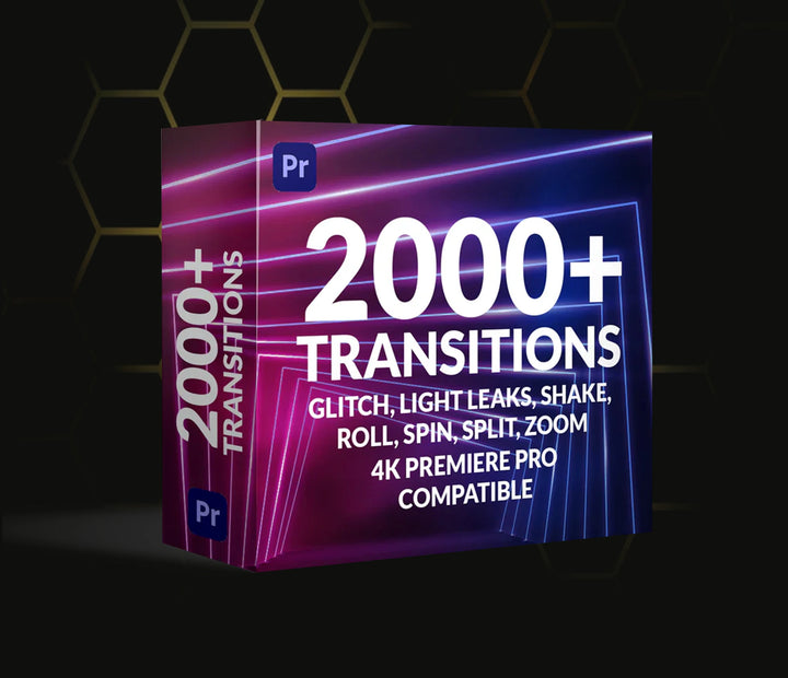 Creativity 2000+ Drag and Drop Premiere Pro Transitions