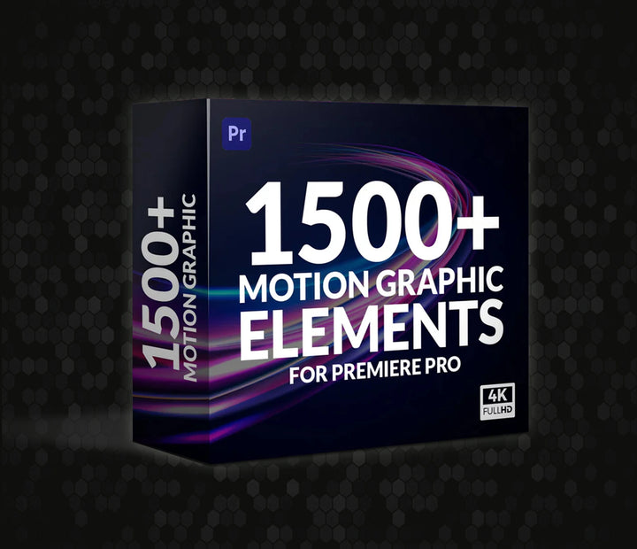 Dynamic Video Editing Premiere Pro 1,500+ Motion Graphics