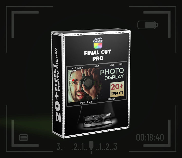 Final Cut Pro Photo Display