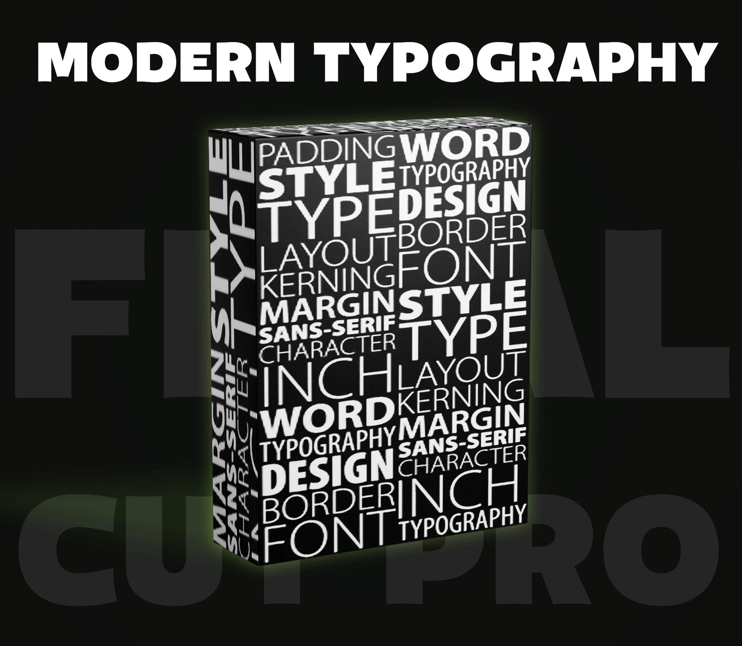 Final Cut Pro Modern Typography