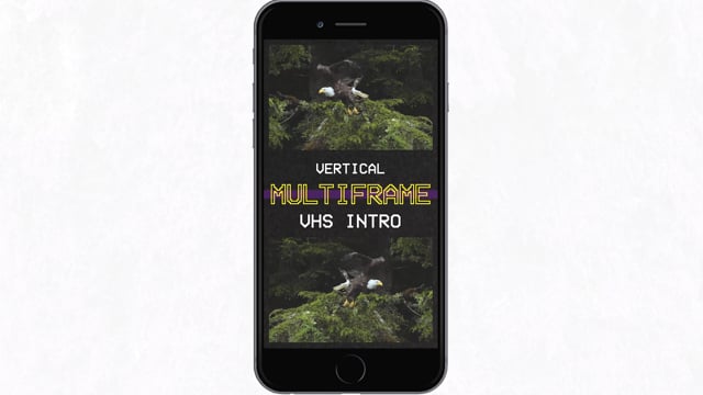 Premiere Pro Vertical Multiframe VHS Intro