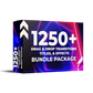 1250 + Drag & Drop Transitions, Titles, & Effects Bundle Package
