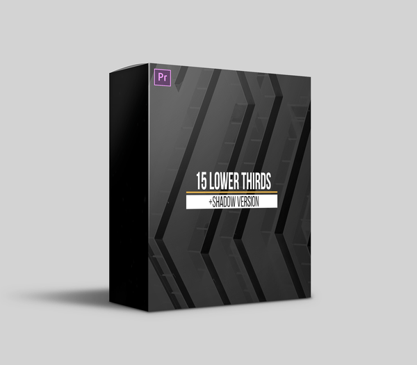 Premiere Pro Lower Thirds
