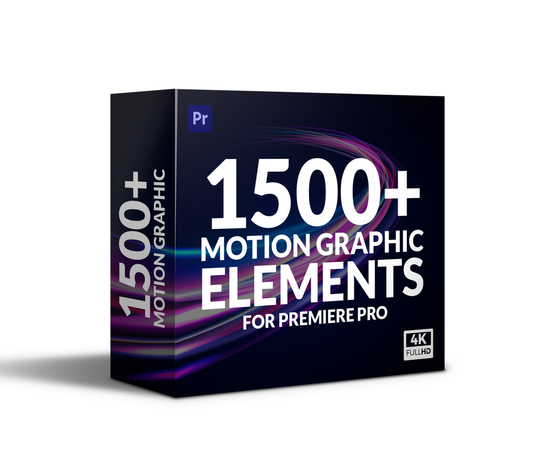 Dynamic Video Editing Premiere Pro 1,500+ Motion Graphics